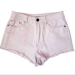 BDG Drew high rise cheeky jean shorts purple Size 27